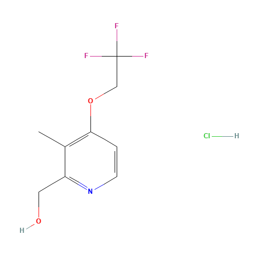 2-HYDROXYMETHYL-3-METHYL-4-(2,2,2-TRIFLUOROETHOXY)PYRIDINE HCL (CAS: 253345-80-1) - Related Chemical Product