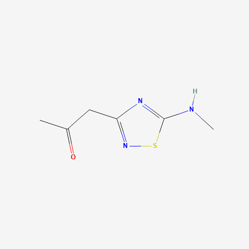 1-(5-METHYLAMINO-[1,2,4]THIADIAZOL-3-YL)-PROPAN-2-ONE (CAS: 257862-97-8) - Related Chemical Product
