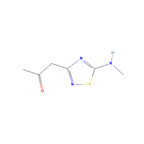 1-(5-METHYLAMINO-[1,2,4]THIADIAZOL-3-YL)-PROPAN-2-ONE (CAS: 257862-97-8) - Related Chemical Product
