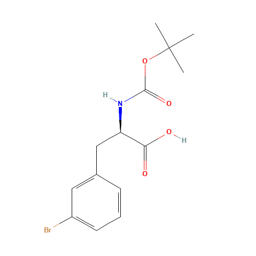 (R)-N-Boc-3-Bromophenylalanine (CAS: 261360-77-4) - Related Chemical Product