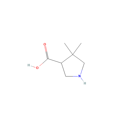 4,4-DIMETHYL-PYRROLIDINE-3-CARBOXYLIC ACID (CAS: 261896-35-9) - Related Chemical Product