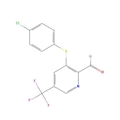 3-[(4-CHLOROPHENYL)THIO]-5-(TRIFLUOROMETHYL)PYRIDINE-2-CARBALDEHYDE (CAS: 264924-39-2) - Related Chemical Product
