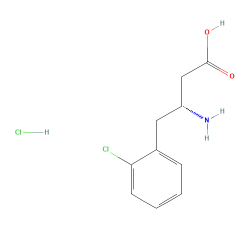 (R)-3-AMINO-4-(2-CHLOROPHENYL)BUTANOIC ACID HYDROCHLORIDE (CAS: 268734-28-7) - Related Chemical Product