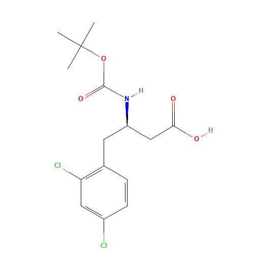 BOC-(R)-3-AMINO-4-(2,4-DICHLORO-PHENYL)-BUTYRIC ACID (CAS: 269396-53-4) - Related Chemical Product