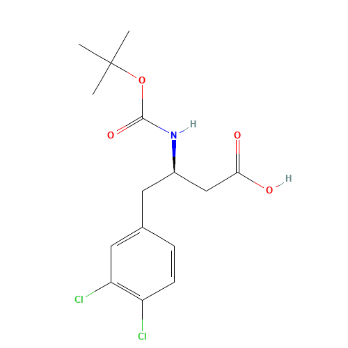 BOC-(R)-3-AMINO-4-(3,4-DICHLORO-PHENYL)-BUTYRIC ACID (CAS: 269396-56-7) - Related Chemical Product