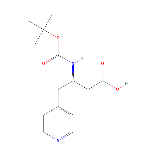 BOC-(R)-3-AMINO-4-(4-PYRIDYL)-BUTYRIC ACID (CAS: 269396-68-1) - Related Chemical Product