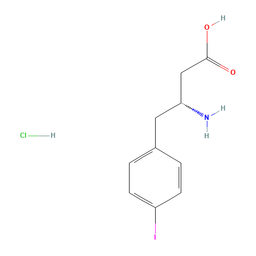 (R)-3-AMINO-4-(4-IODOPHENYL)BUTANOIC ACID HYDROCHLORIDE (CAS: 269396-70-5) - Related Chemical Product