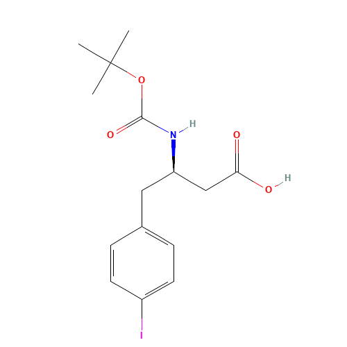 BOC-(R)-3-AMINO-4-(4-IODO-PHENYL)-BUTYRIC ACID (CAS: 269396-71-6) - Related Chemical Product