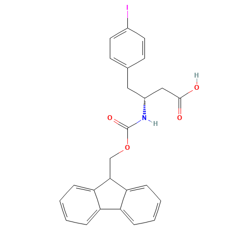 FMOC-(R)-3-AMINO-4-(4-IODO-PHENYL)-BUTYRIC ACID (CAS: 269396-73-8) - Related Chemical Product