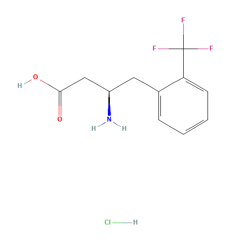 (R)-3-AMINO-4-(2-TRIFLUOROMETHYLPHENYL)BUTANOIC ACID HYDROCHLORIDE (CAS: 269396-76-1) - Related Chemical Product