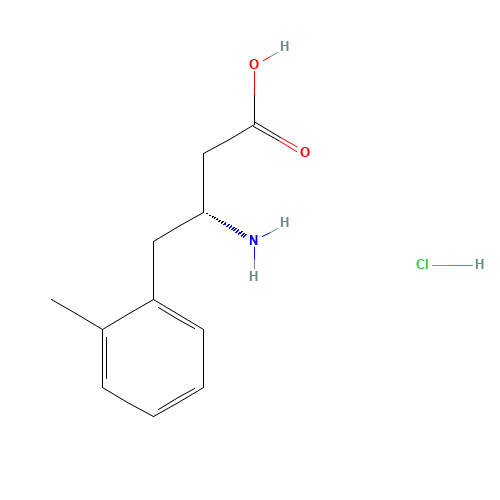 (R)-3-AMINO-4-(2-METHYLPHENYL)BUTANOIC ACID HYDROCHLORIDE (CAS: 269398-79-0) - Related Chemical Product