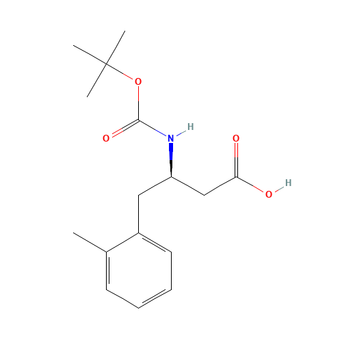 BOC-(R)-3-AMINO-4-(2-METHYL-PHENYL)-BUTYRIC ACID (CAS: 269398-80-3) - Related Chemical Product