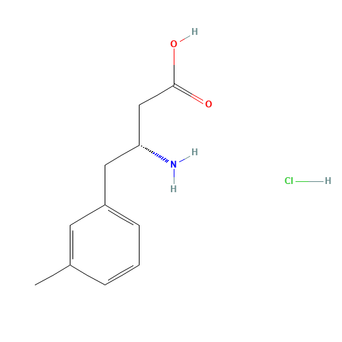(R)-3-AMINO-4-(3-METHYLPHENYL)BUTANOIC ACID HYDROCHLORIDE (CAS: 269398-82-5) - Related Chemical Product