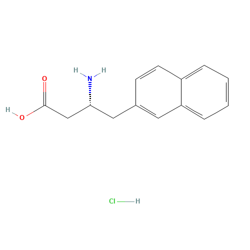 (R)-3-AMINO-4-(2-NAPHTHYL)BUTANOIC ACID HYDROCHLORIDE (CAS: 269398-90-5) - Related Chemical Product