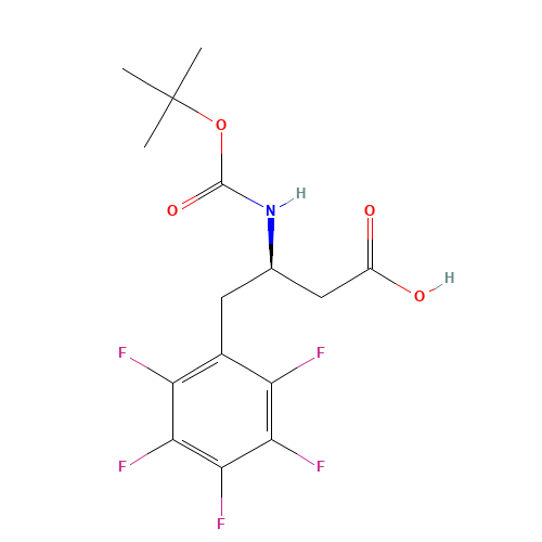 BOC-(R)-3-AMINO-4-(PENTAFLUORO-PHENYL)-BUTYRIC ACID (CAS: 269398-93-8) - Related Chemical Product