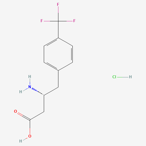 (R)-3-AMINO-4-(4-TRIFLUOROMETHYLPHENYL)BUTANOIC ACID HYDROCHLORIDE (CAS: 269726-76-3) - Related Chemical Product