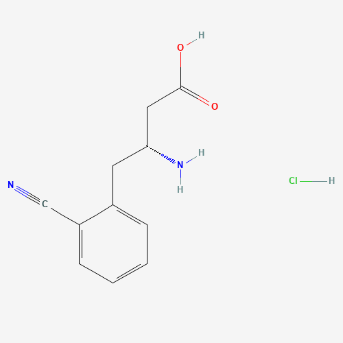 (R)-3-AMINO-4-(2-CYANOPHENYL)BUTANOIC ACID HYDROCHLORIDE (CAS: 269726-79-6) - Related Chemical Product