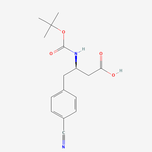 BOC-(R)-3-AMINO-4-(4-CYANO-PHENYL)-BUTYRIC ACID (CAS: 269726-86-5) - Related Chemical Product