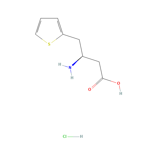 (S)-3-AMINO-4-(2-THIENYL)BUTANOIC ACID HYDROCHLORIDE (CAS: 269726-88-7) - Related Chemical Product