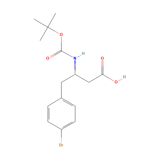 BOC-(S)-3-AMINO-4-(4-BROMO-PHENYL)-BUTYRIC ACID (CAS: 270062-85-6) - Related Chemical Product