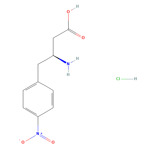 (S)-3-AMINO-4-(4-NITROPHENYL)BUTANOIC ACID HYDROCHLORIDE (CAS: 270062-87-8) - Related Chemical Product
