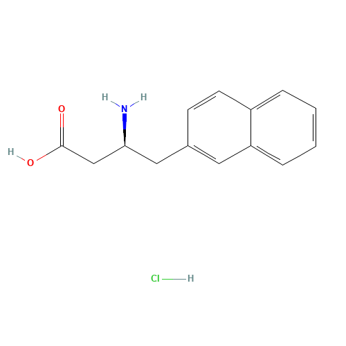 (S)-3-AMINO-4-(2-NAPHTHYL)BUTANOIC ACID HYDROCHLORIDE (CAS: 270063-39-3) - Related Chemical Product