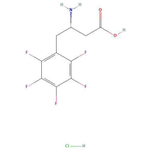 (S)-3-AMINO-4-PENTAFLUOROPHENYLBUTANOIC ACID HYDROCHLORIDE (CAS: 270063-41-7) - Related Chemical Product