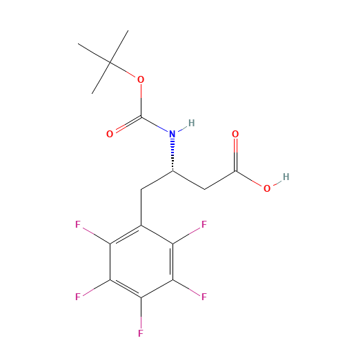BOC-(S)-3-AMINO-4-(PENTAFLUORO-PHENYL)-BUTYRIC ACID (CAS: 270063-42-8) - Related Chemical Product
