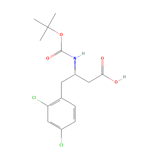 BOC-(S)-3-AMINO-4-(2,4-DICHLORO-PHENYL)-BUTYRIC ACID (CAS: 270063-48-4) - Related Chemical Product