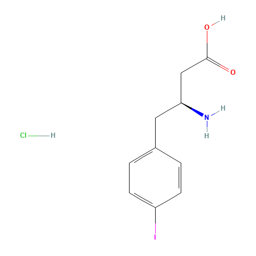 (S)-3-AMINO-4-(4-IODOPHENYL)BUTANOIC ACID HYDROCHLORIDE (CAS: 270065-70-8) - Related Chemical Product