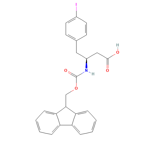 FMOC-(S)-3-AMINO-4-(4-IODO-PHENYL)-BUTYRIC ACID (CAS: 270065-72-0) - Related Chemical Product