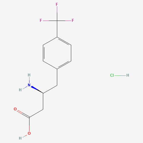 (S)-3-AMINO-4-(4-TRIFLUOROMETHYLPHENYL)BUTANOIC ACID HYDROCHLORIDE (CAS: 270065-79-7) - Related Chemical Product