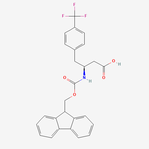 FMOC-(S)-3-AMINO-4-(4-TRIFLUOROMETHYL-PHENYL)-BUTYRIC ACID (CAS: 270065-81-1) - Related Chemical Product
