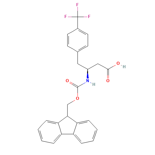 FMOC-(S)-3-AMINO-4-(4-TRIFLUOROMETHYL-PHENYL)-BUTYRIC ACID (CAS: 270065-81-1) - Related Chemical Product