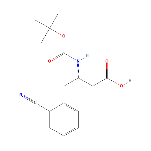 BOC-(S)-3-AMINO-4-(2-CYANO-PHENYL)-BUTYRIC ACID (CAS: 270065-83-3) - Related Chemical Product