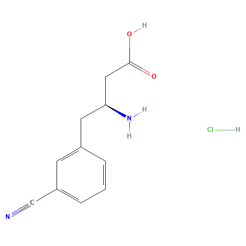 (S)-3-AMINO-4-(3-CYANOPHENYL)BUTANOIC ACID HYDROCHLORIDE (CAS: 270065-85-5) - Related Chemical Product