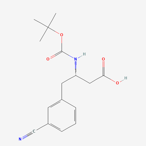 BOC-(S)-3-AMINO-4-(3-CYANO-PHENYL)-BUTYRIC ACID (CAS: 270065-86-6) - Related Chemical Product