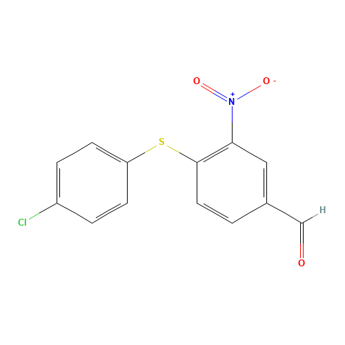 4-(4-CHLOROPHENYLTHIO)-3-NITROBENZALDEHYDE (CAS: 270262-96-9) - Related Chemical Product