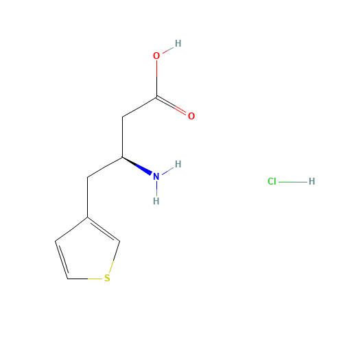 (S)-3-AMINO-4-(3-THIENYL)BUTANOIC ACID HYDROCHLORIDE (CAS: 270262-99-2) - Related Chemical Product