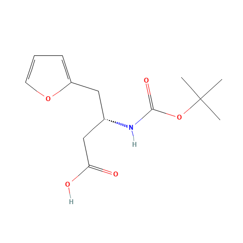 BOC-(S)-3-AMINO-4-(2-FURYL)-BUTYRIC ACID (CAS: 270263-06-4) - Related Chemical Product