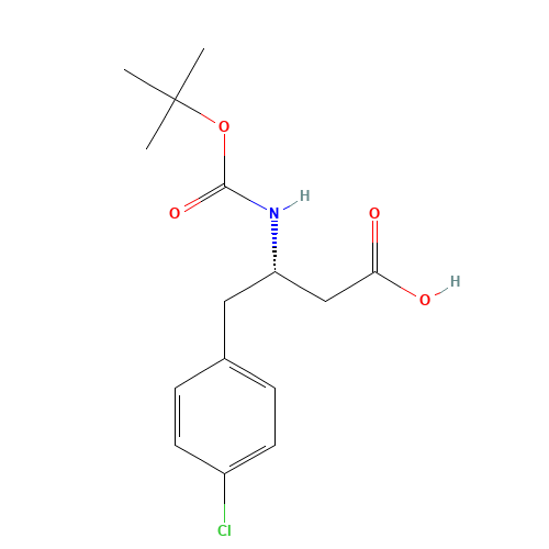 BOC-(S)-3-AMINO-4-(4-CHLORO-PHENYL)-BUTYRIC ACID (CAS: 270596-42-4) - Related Chemical Product