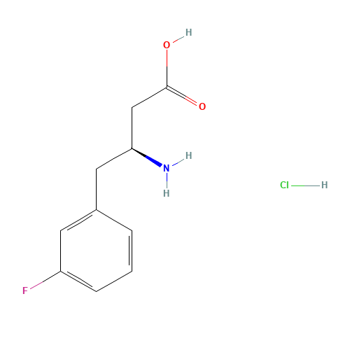 (S)-3-AMINO-4-(3-FLUOROPHENYL)BUTANOIC ACID HYDROCHLORIDE (CAS: 270596-50-4) - Related Chemical Product