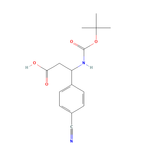 3-N-Boc-3-(4-cyanophenyl)propionic acid (CAS: 282524-88-3) - Related Chemical Product