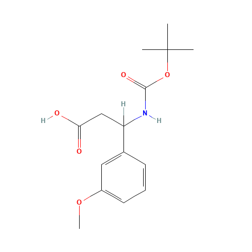 3-(BOC-AMINO)-3-(3-METHOXYPHENYL)PROPIONIC ACID (CAS: 284493-53-4) - Related Chemical Product
