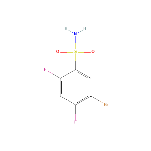 5-BROMO-2,4-DIFLUOROBENZENESULFONAMIDE (CAS: 287172-65-0) - Related Chemical Product