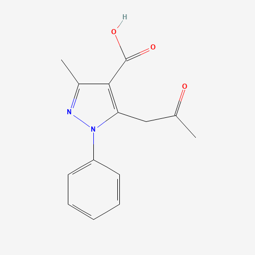 3-METHYL-5-(2-OXO-PROPYL)-1-PHENYL-1 H-PYRAZOLE-4-CARBOXYLIC ACID (CAS: 294874-70-7) - Related Chemical Product