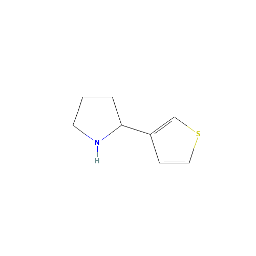 2-Thiophen-3-ylpyrrolidine (CAS: 298690-85-4) - Related Chemical Product