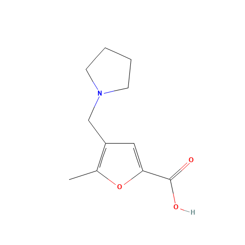 5-METHYL-4-PYRROLIDIN-1-YLMETHYL-FURAN-2-CARBOXYLIC ACID (CAS: 299920-96-0) - Related Chemical Product