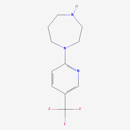 1-[5-(TRIFLUOROMETHYL)PYRID-2-YL]-1,4-DIAZEPANE (CAS: 306934-70-3) - Related Chemical Product