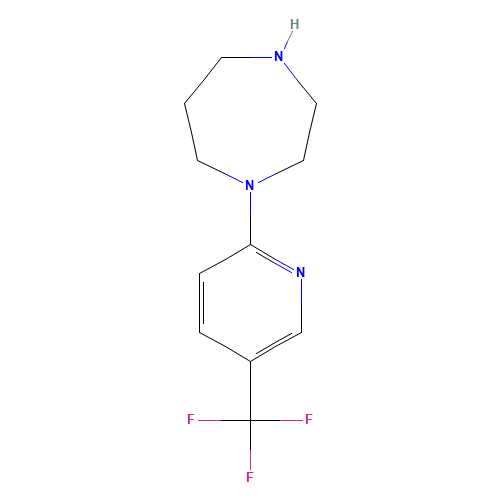 1-[5-(TRIFLUOROMETHYL)PYRID-2-YL]-1,4-DIAZEPANE (CAS: 306934-70-3) - Related Chemical Product